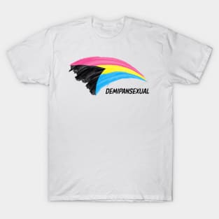 Pansexual And Demisexual Flag Demipansexual T-Shirt